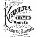 Vintage ad for Kieckhefer Elevator Manufacturing Company 